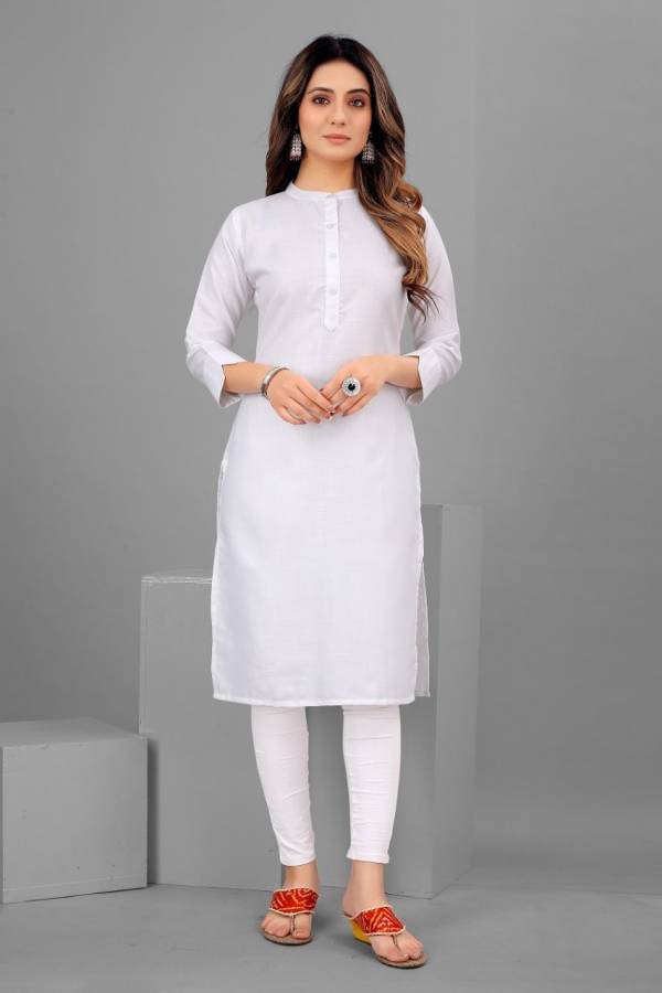 Cotton Kurtis colors vol 7 Regular Wear Plain Blend Cotton kurti Collection